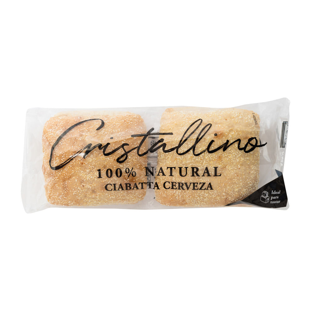 Ciabatta Cristal Cerveza Unidely