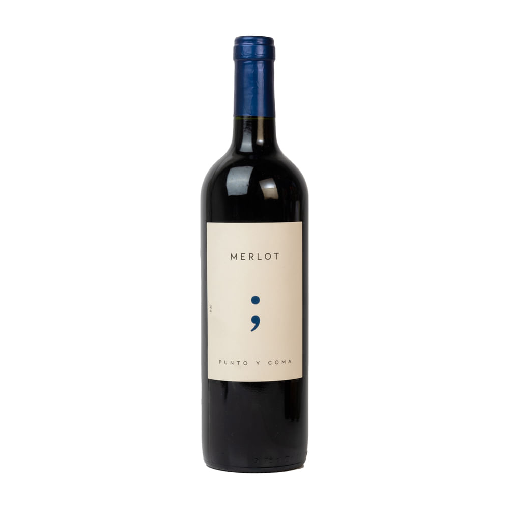 Vino Tinto Merlot Punto Y Coma