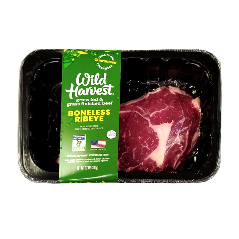 Carne Boneless Ribeye Wild Harvest