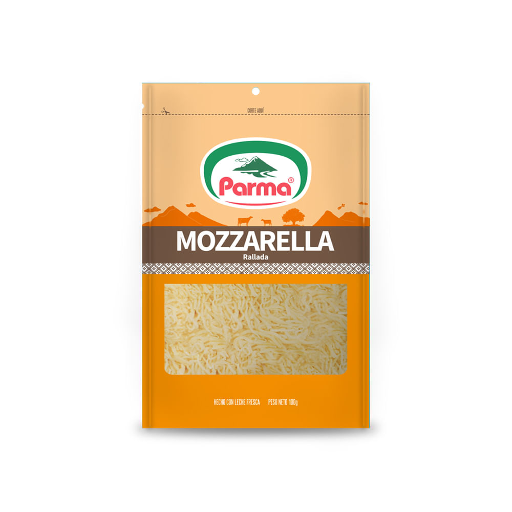 Queso Mozzarella Rallado Parma