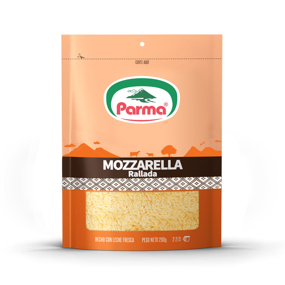 Queso Mozzarella Rallado Parma
