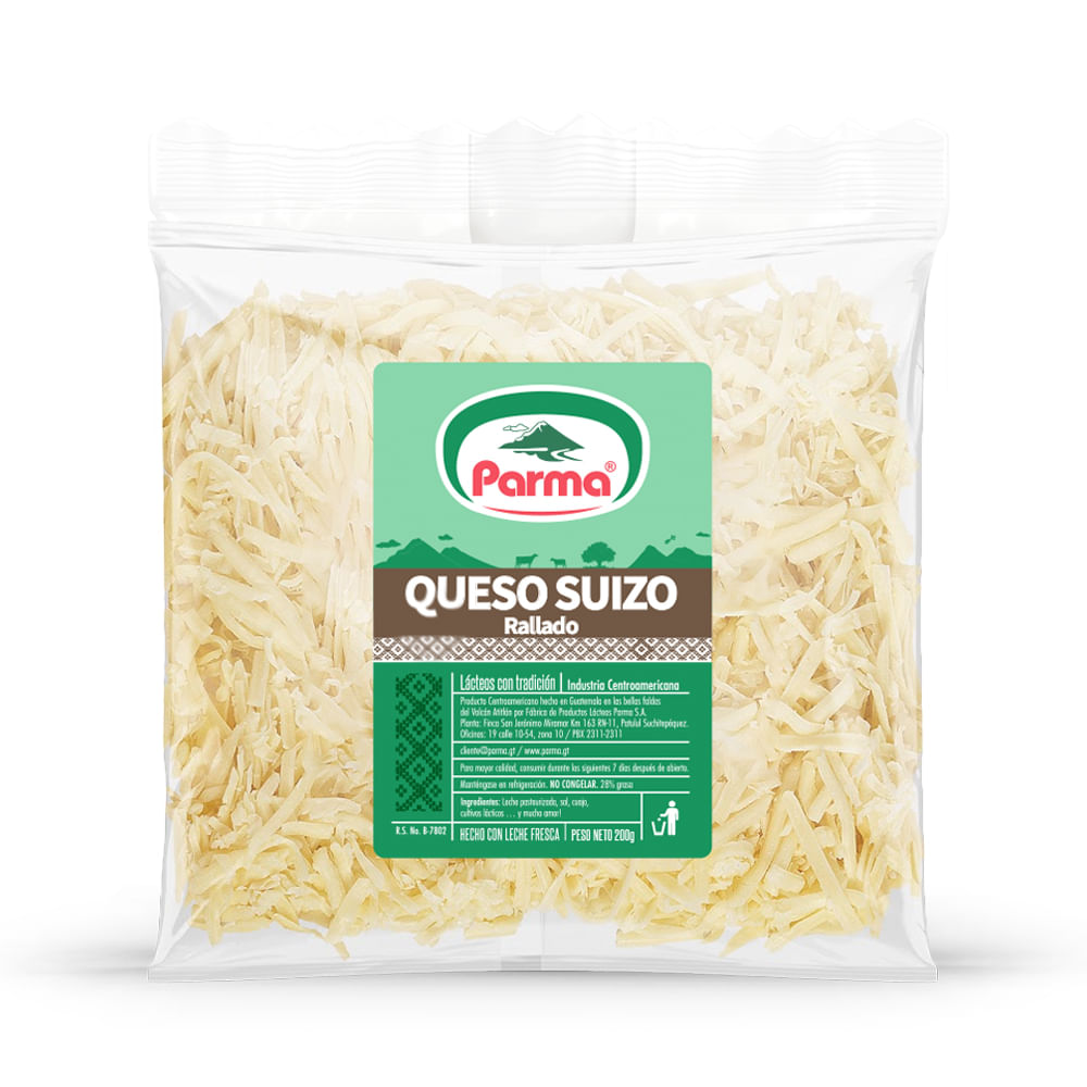 Queso Suizo Rallado Parma