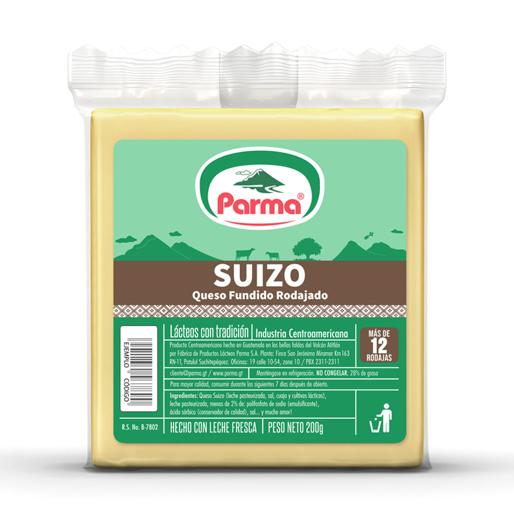 Queso Suizo Rodajado Parma
