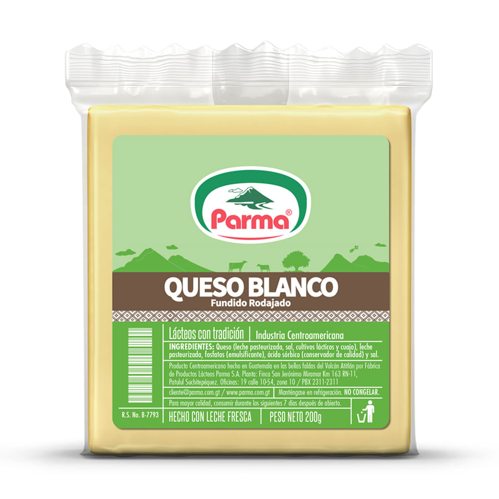 Queso Blanco Rodajado Parma