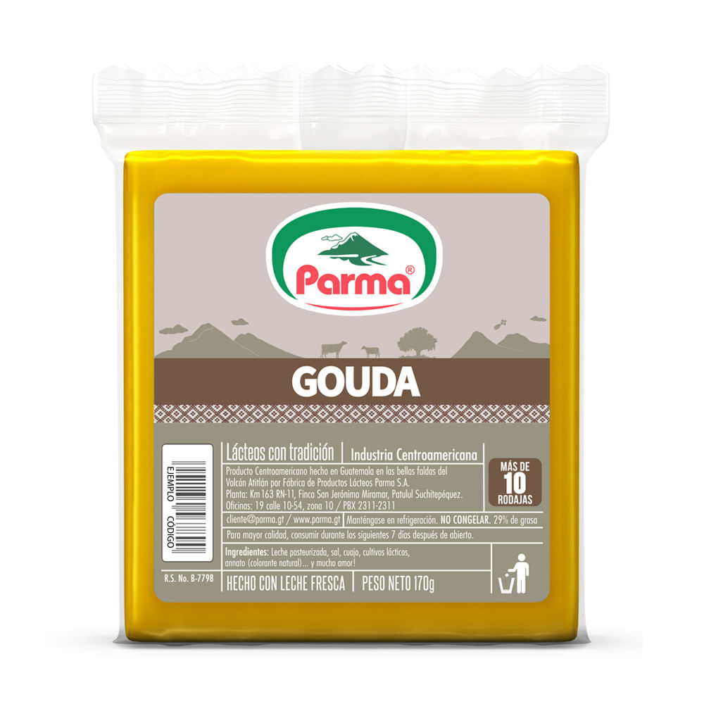 Queso Gouda Rodajado Parma