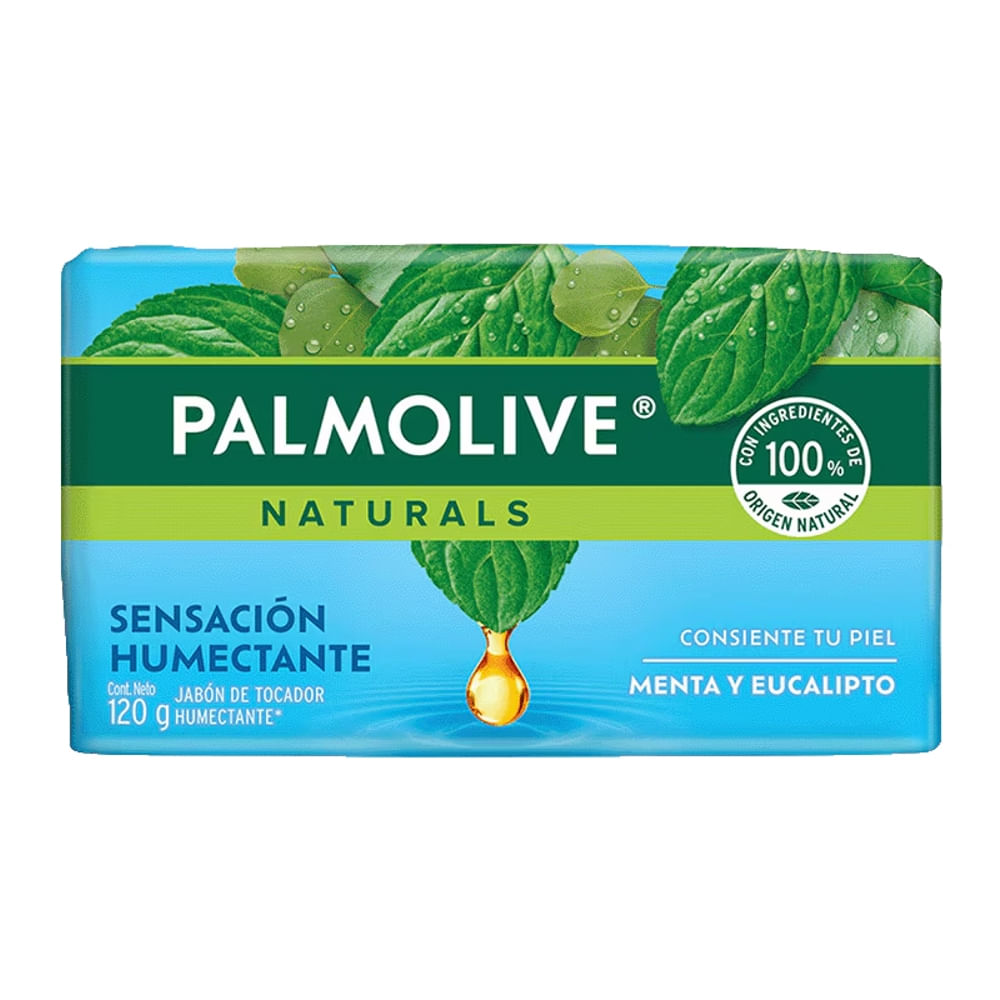 Jabón Pastilla Menta Y Eucalipto Palmolive 4 Pack