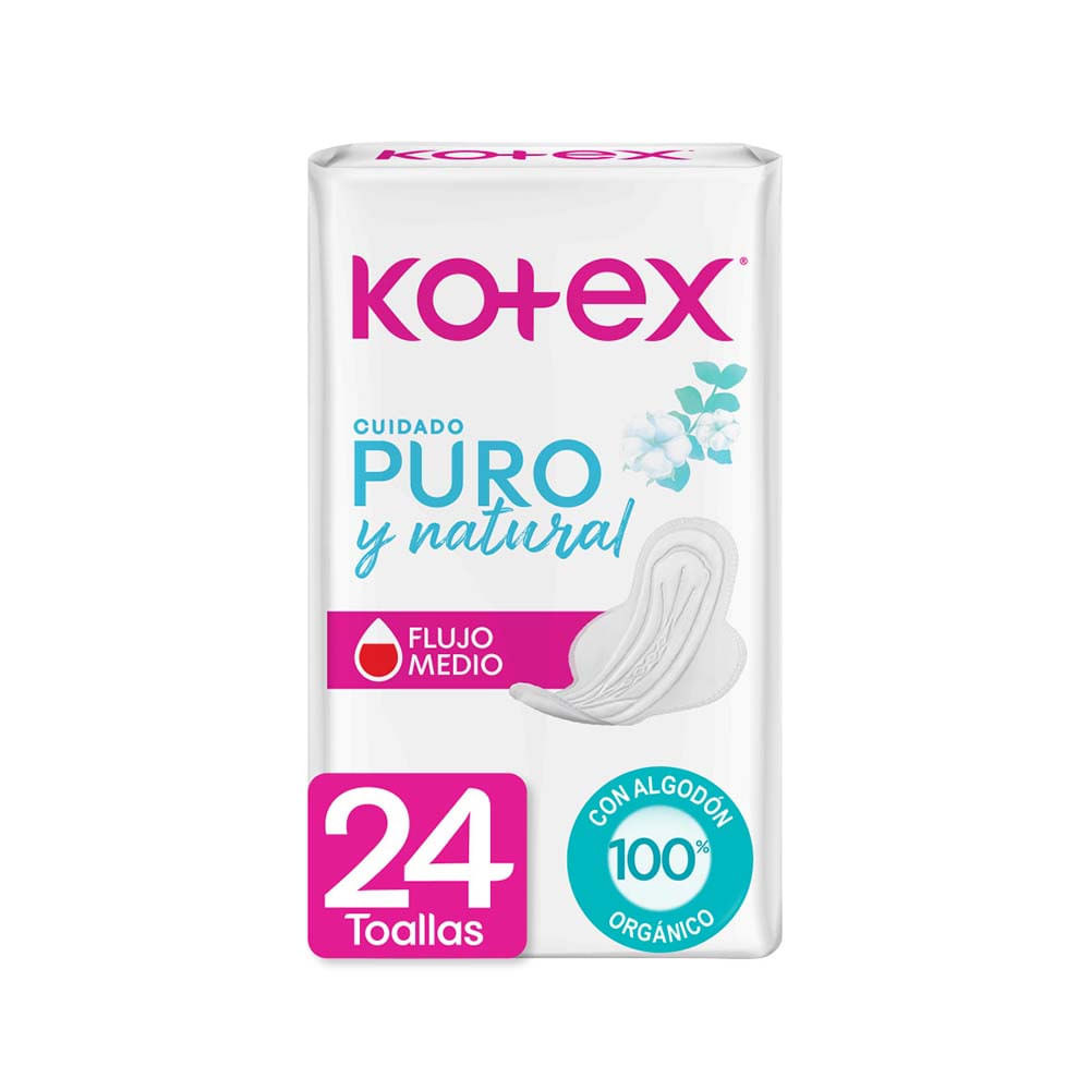 Toalla Femenina Puro Y Natural Kotex