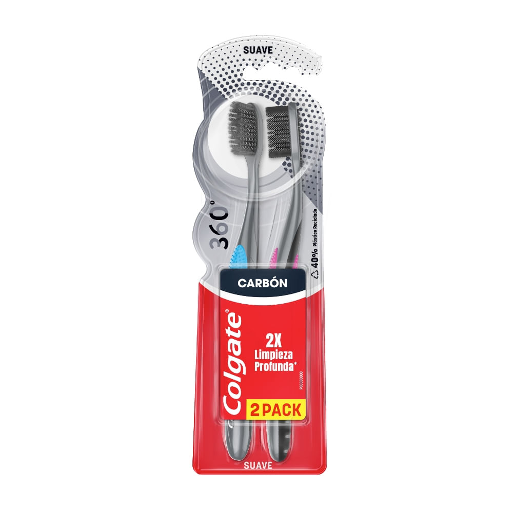Cepillo Dental 360 Black Suave Colgate