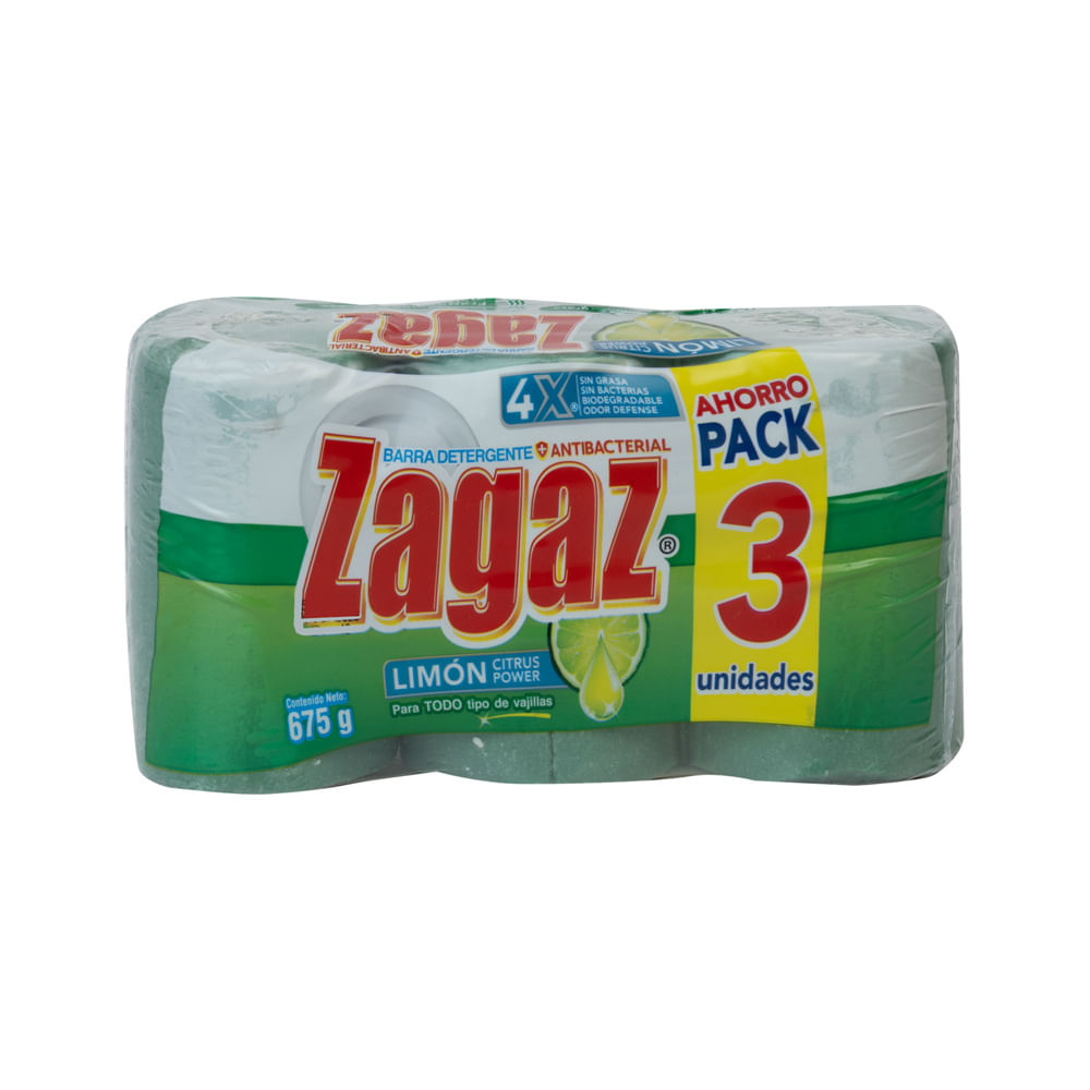 Lavaplatos Barra Citrus Power Zagaz