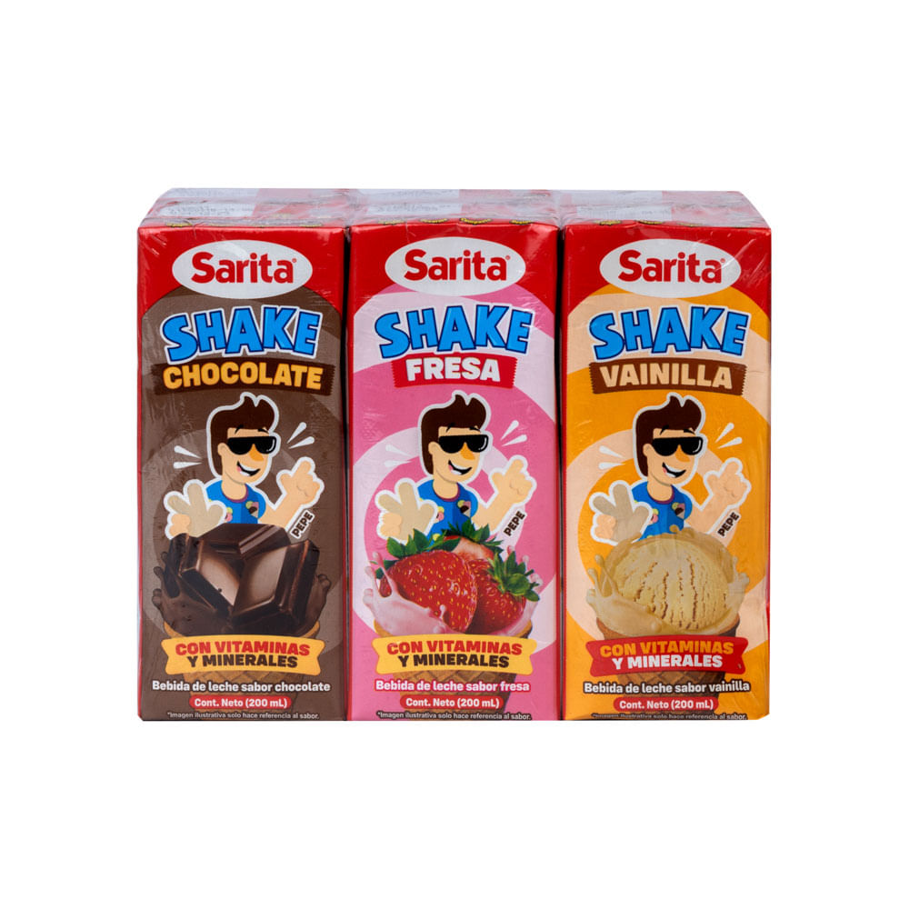 Bebida Láctea Saborizada Surtido Sarita 6 Pack
