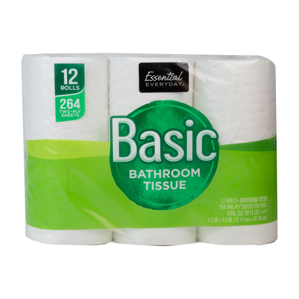 Papel Higiénico Doble Hoja Basic Essential Everyday