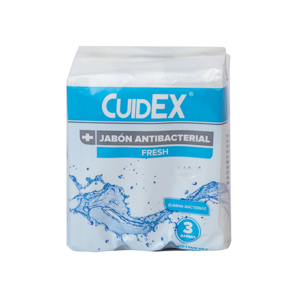 Jabón Pastilla Fresh Cuidex 3 Pack