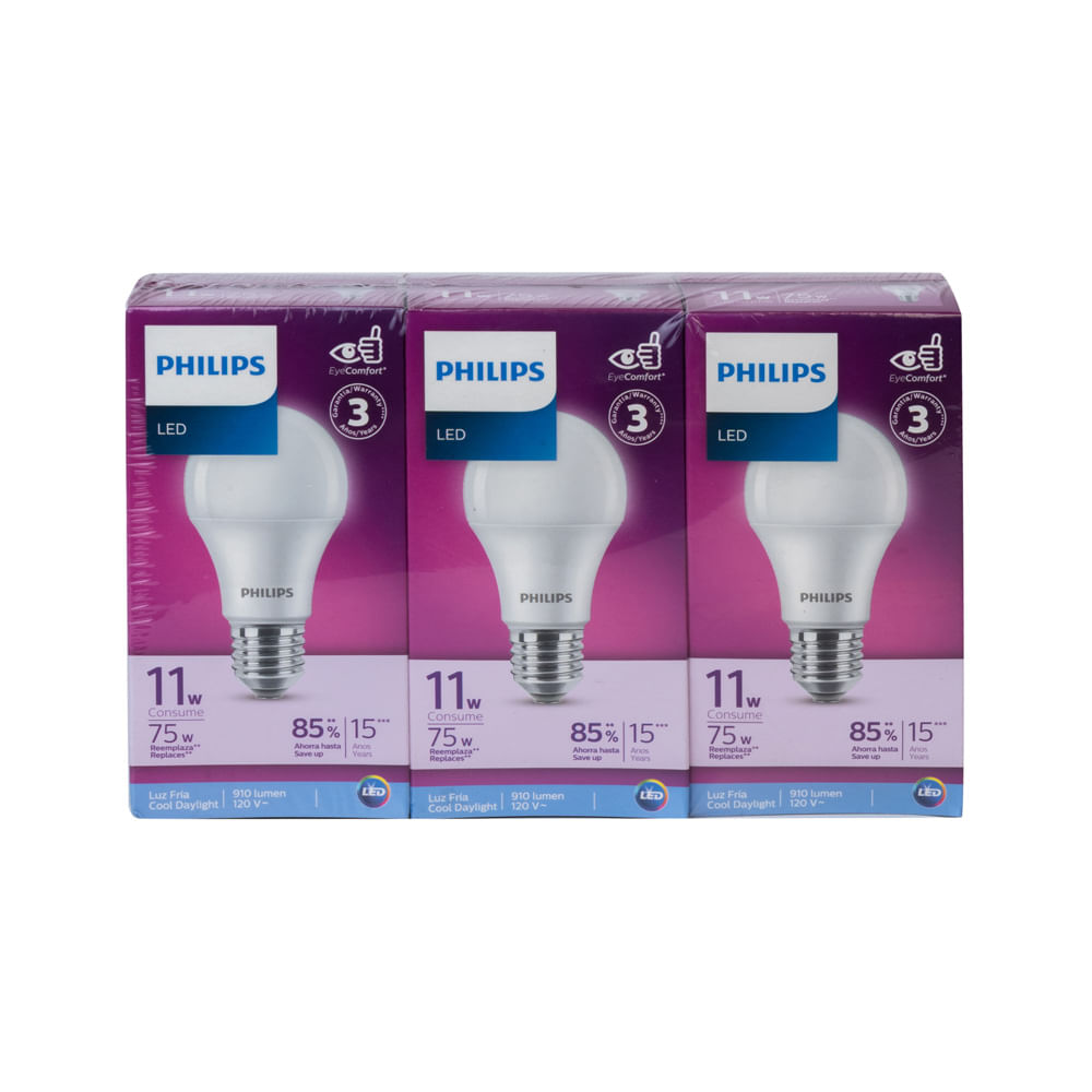 Foco Led 11W Luz Blanca Philips