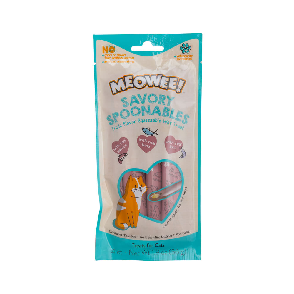 Snack Para Gato Salmón Atún Camarón Meowee