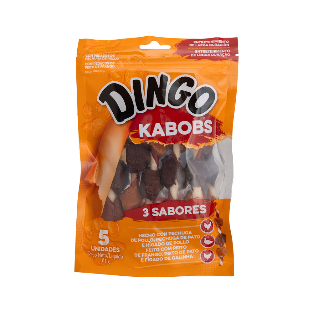Stick Para Perro 3 Sabores Kabobs Dingo
