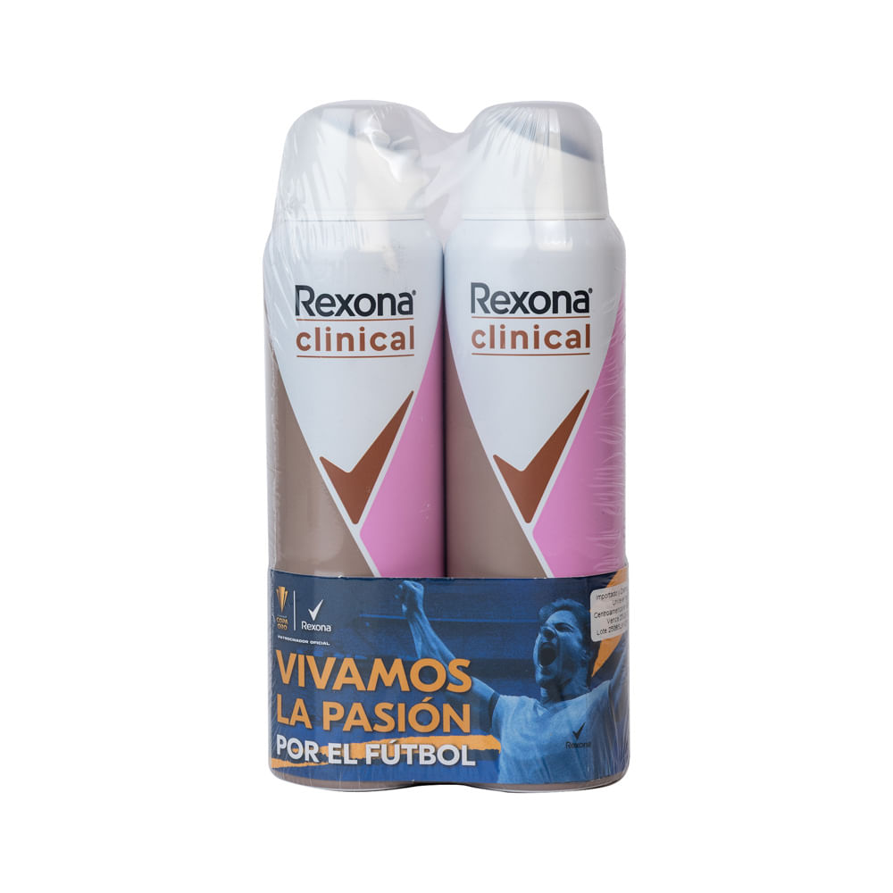 Desodorante Dama Clinical Expert Classic Rexona 2 Pack