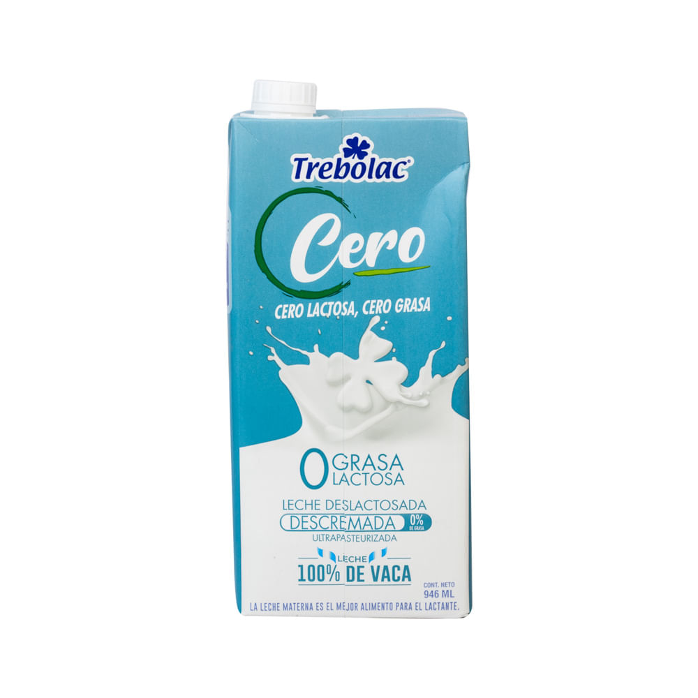 Leche Descremada 0 Lactosa Trebolac