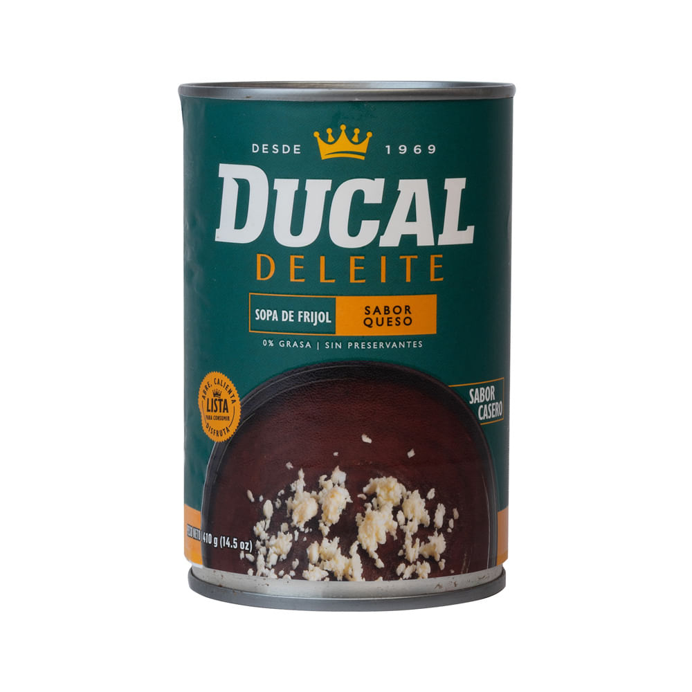 Sopa De Frijol Sabor Queso Ducal