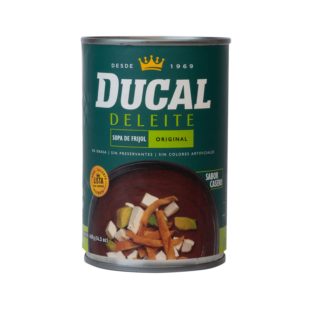 Sopa De Frijol Original Ducal
