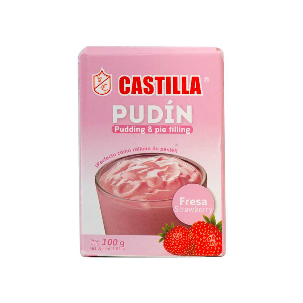 Pudin Fresa Castilla