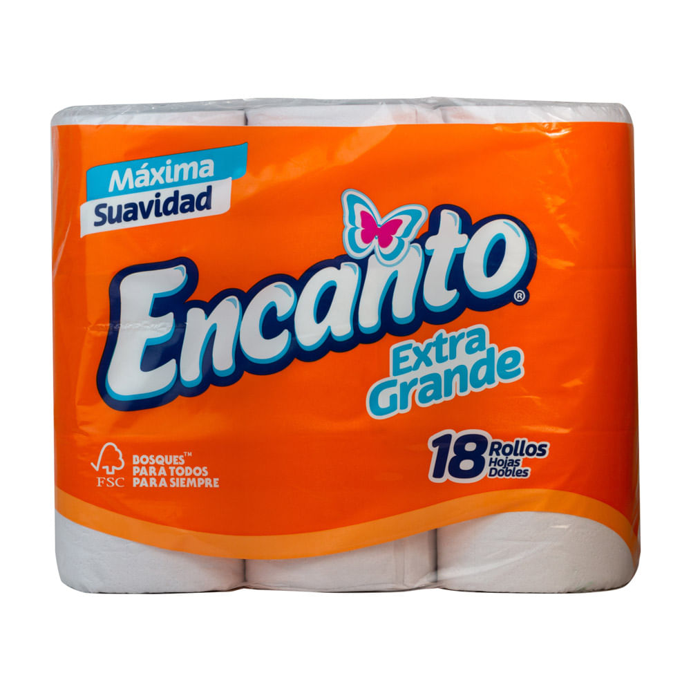 Papel Higiénico Doble Hoja XG Soft Encanto