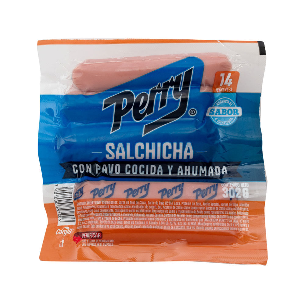 Salchicha Con Pavo Cocida Y Ahumada Perry