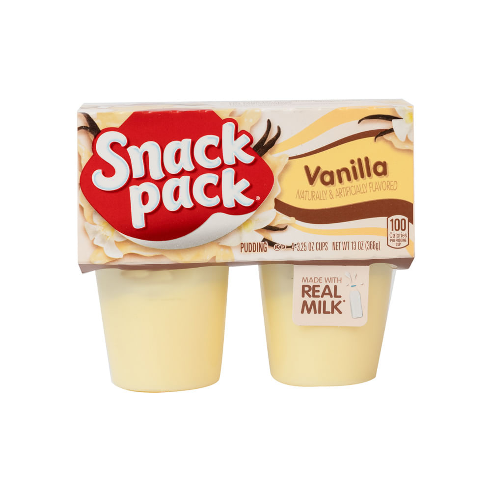 Pudin Vainilla Snack Pack 4 Pack