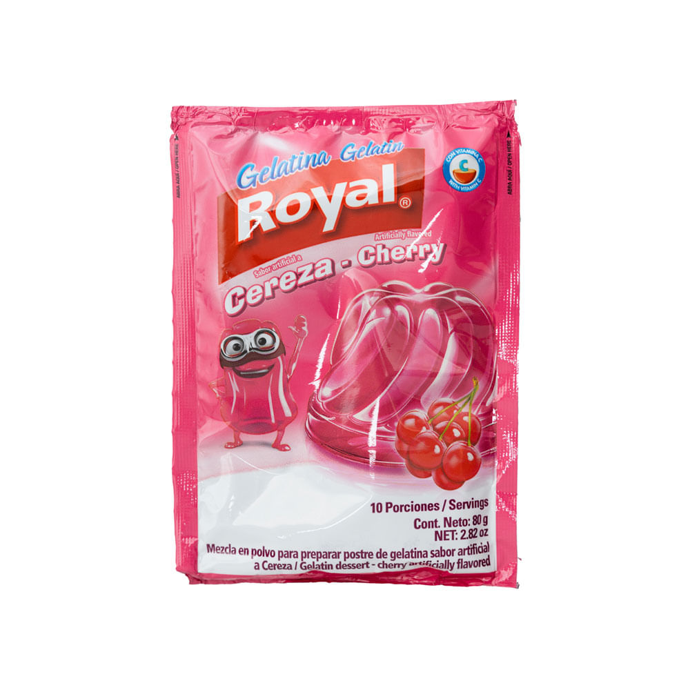 Gelatina Cereza Royal