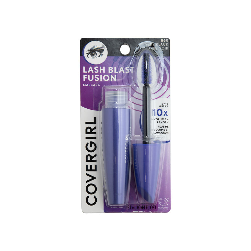Mascara Pestaña Fusion Very Black No.860 Covergirl
