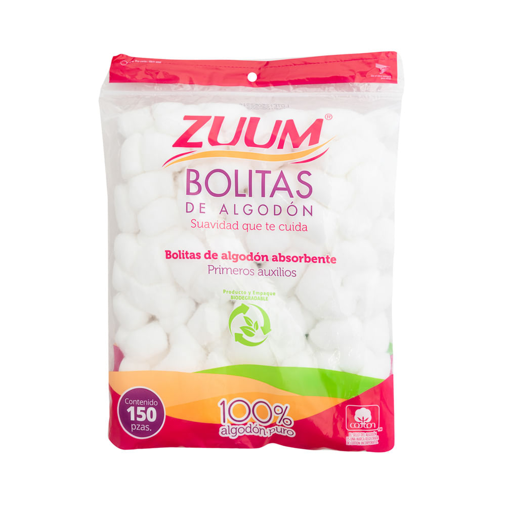 Algodón Facial Bolas Zuum