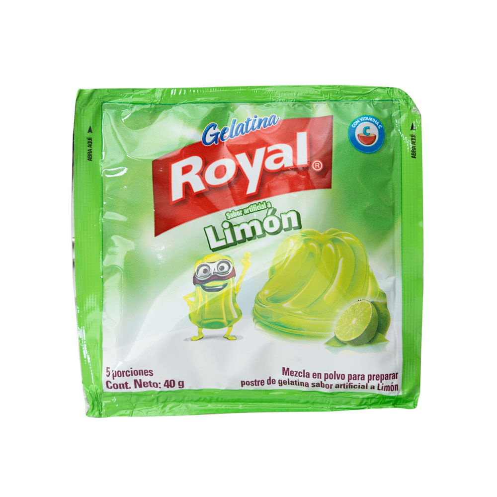 Gelatina Limón Royal