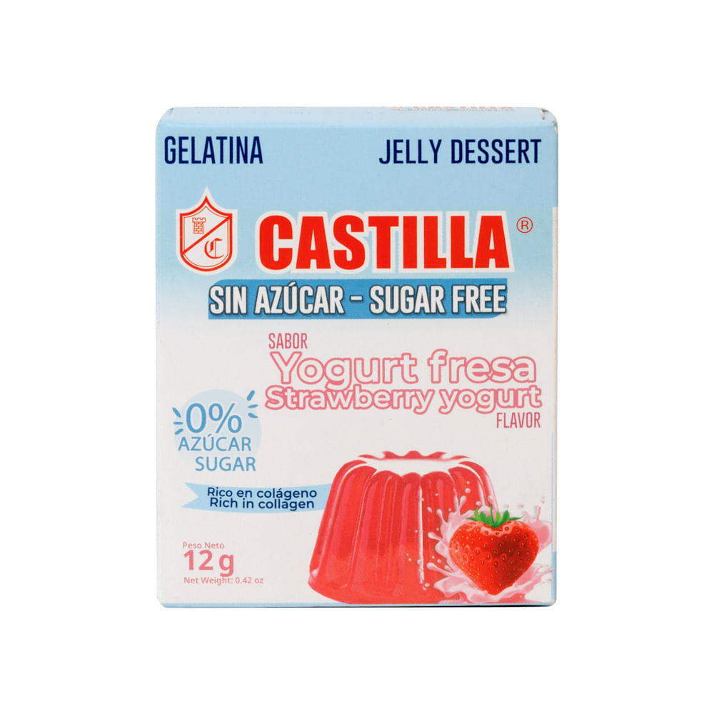 Gelatina Yogurt Fresa Light Castilla