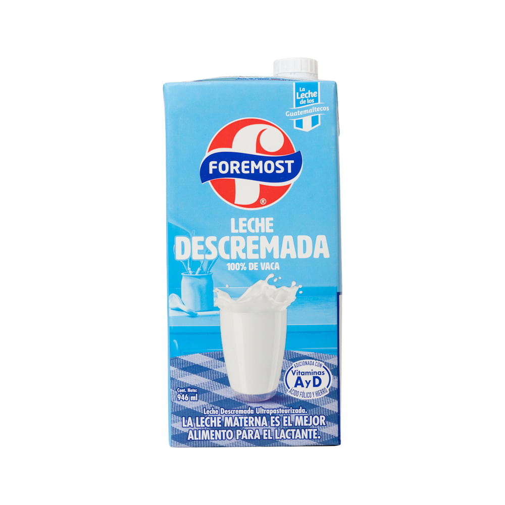 Leche Líquida Descremada Foremost