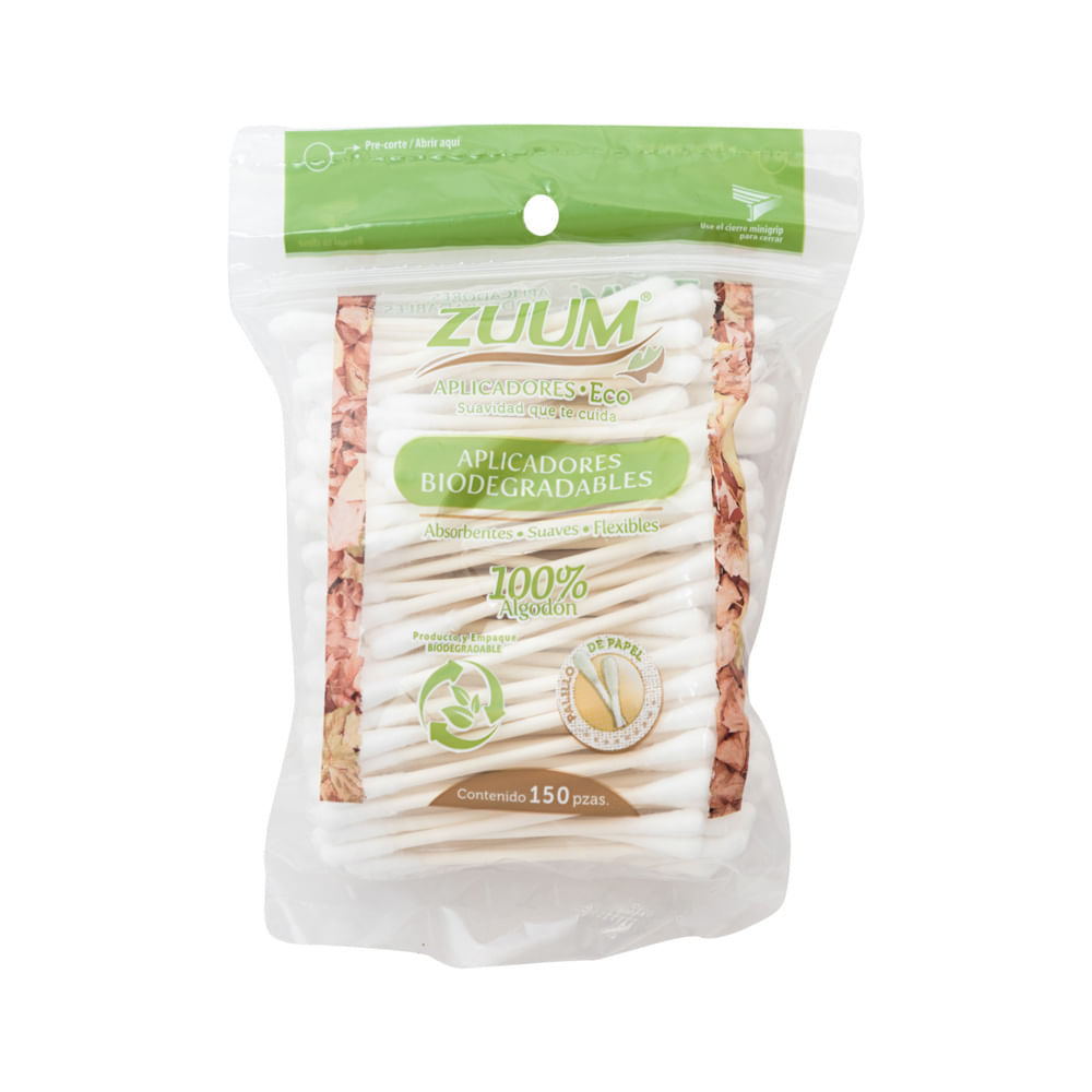 Aplicadores Biodegradables Zuum