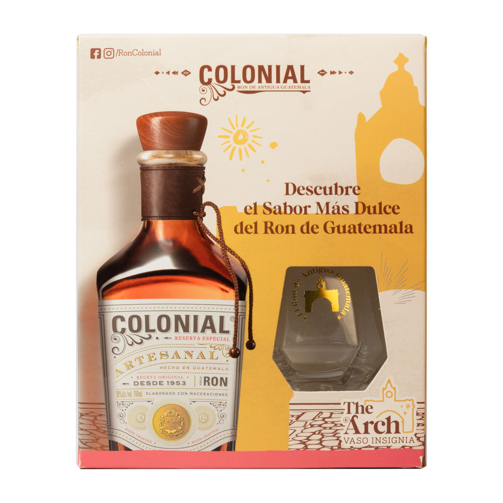 Colonial Artesanal Añejo + Vaso