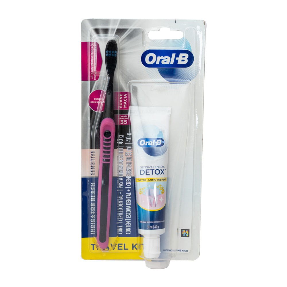 Kit De Viaje Cepillo + Pasta Oral B