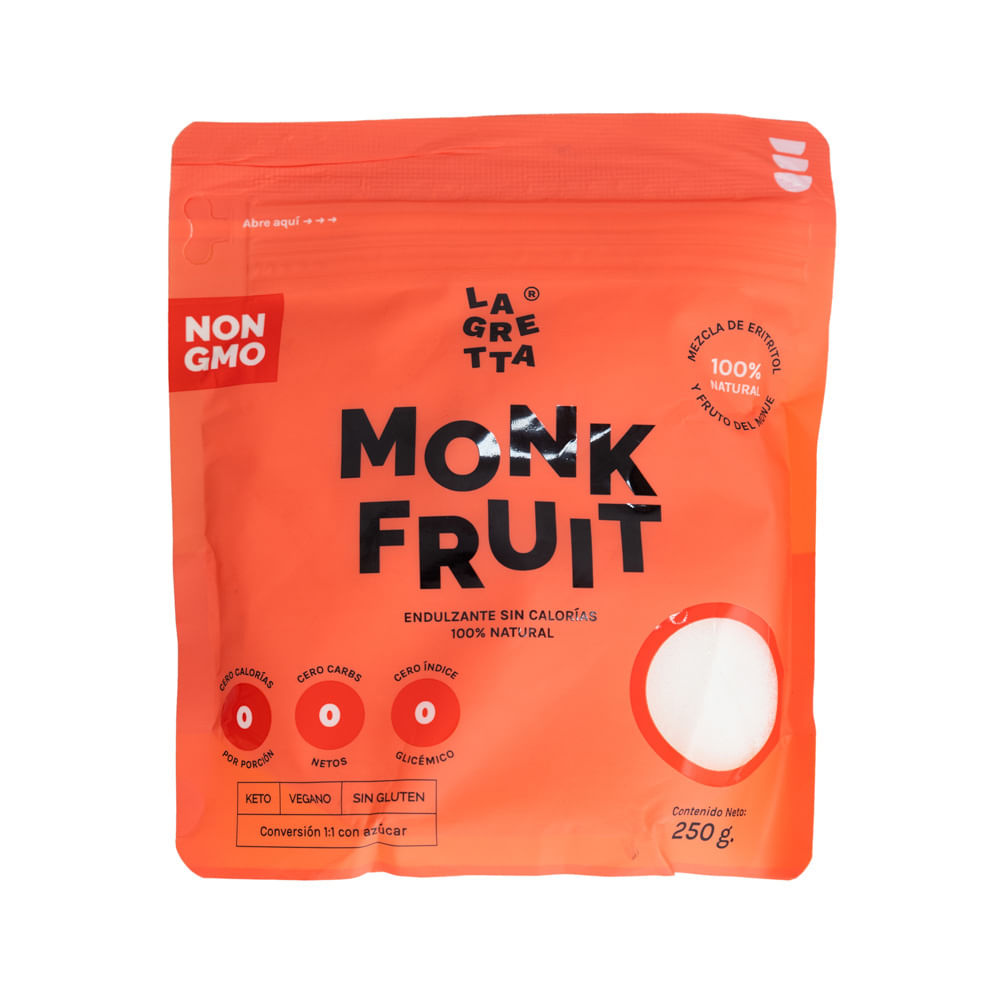 Endulzante Monk Fruit La Gretta