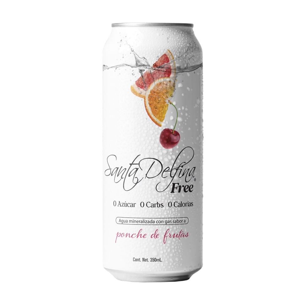 Agua Mineral Ponche De Frutas Santa Delfina