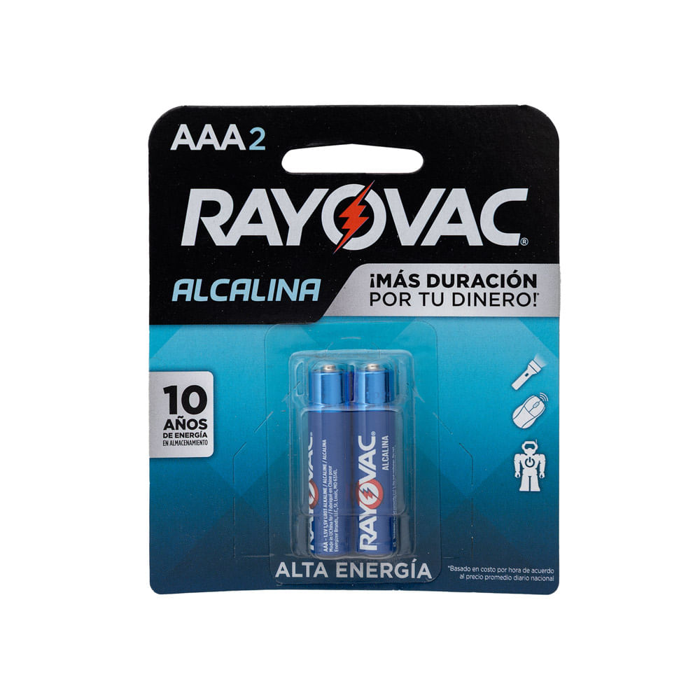 Batería Alcalina AAA Rayovac