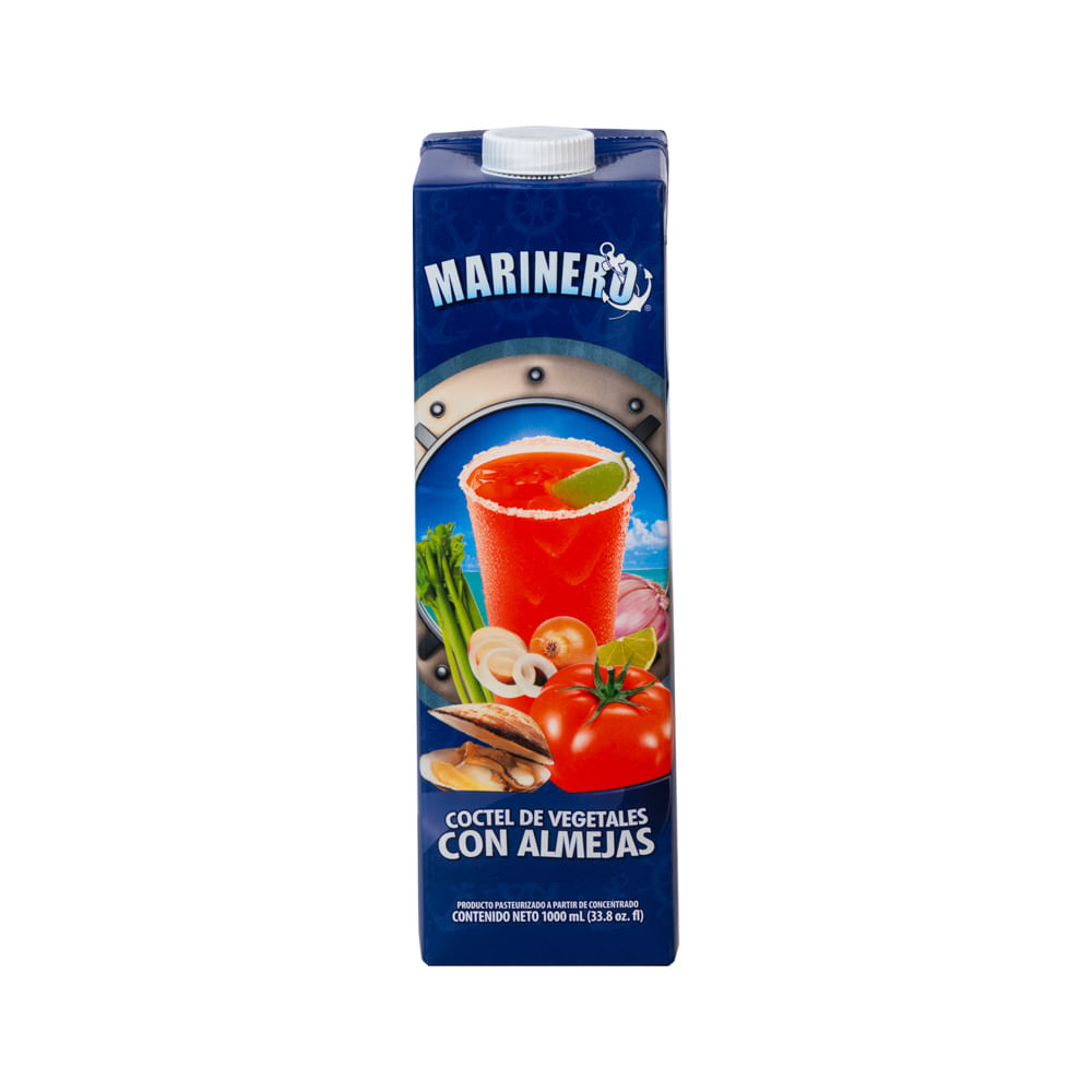 Cóctel Vegetales Almejas Marinero Tetra