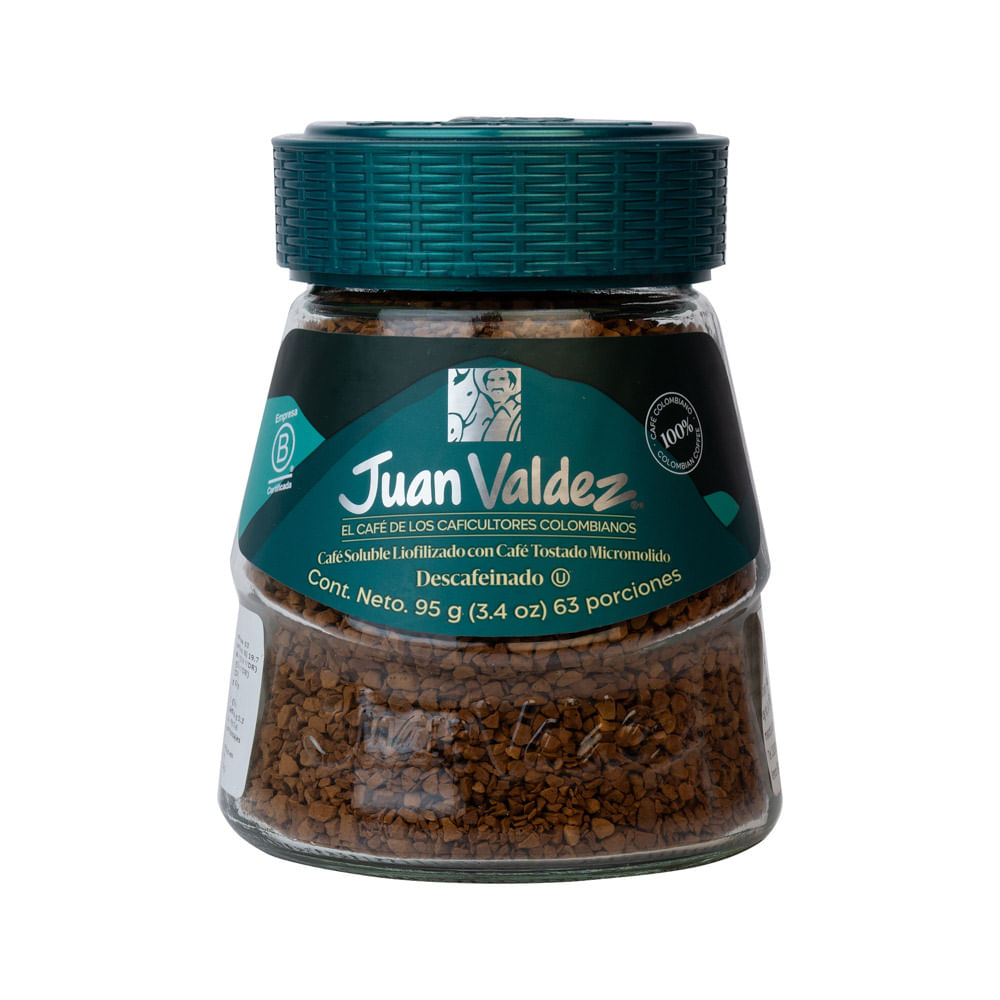 Café Instantáneo Descafeinado Juan Valdez