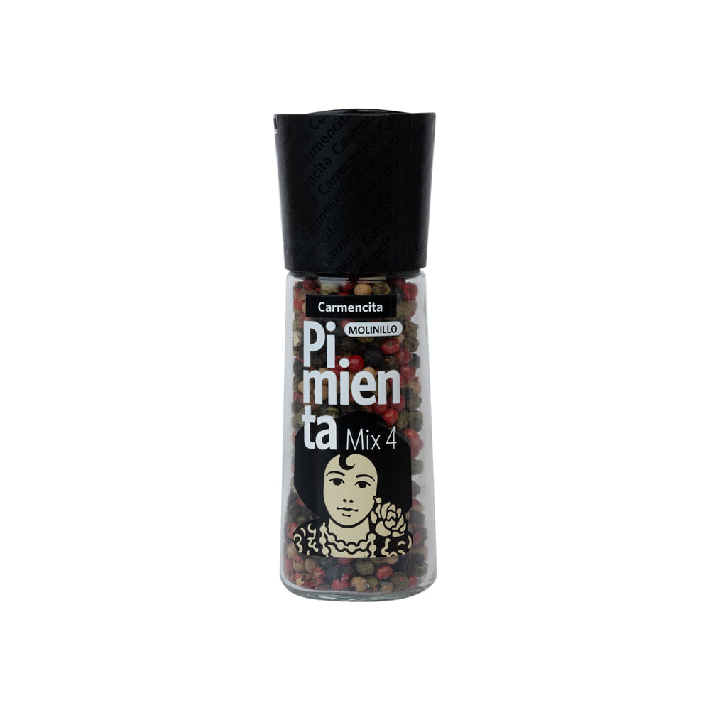 Pimienta Mix Entera Carmencita Frasco Con Molinillo