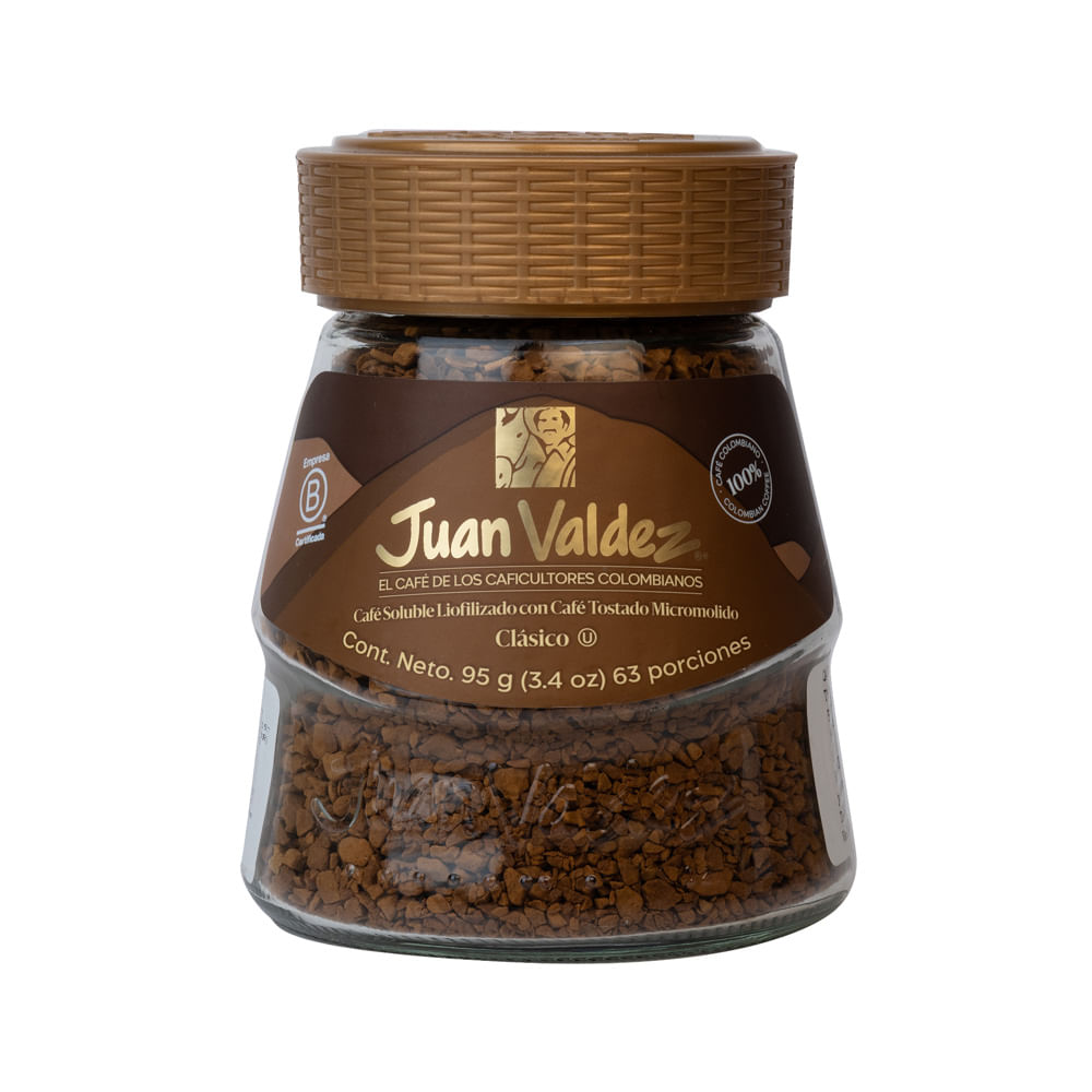 Café Instantáneo Liofilizado Clásico Juan Valdez