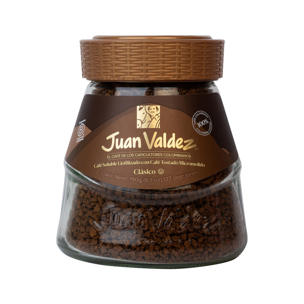 Café Instantáneo Liofilizado Clásico Juan Valdez