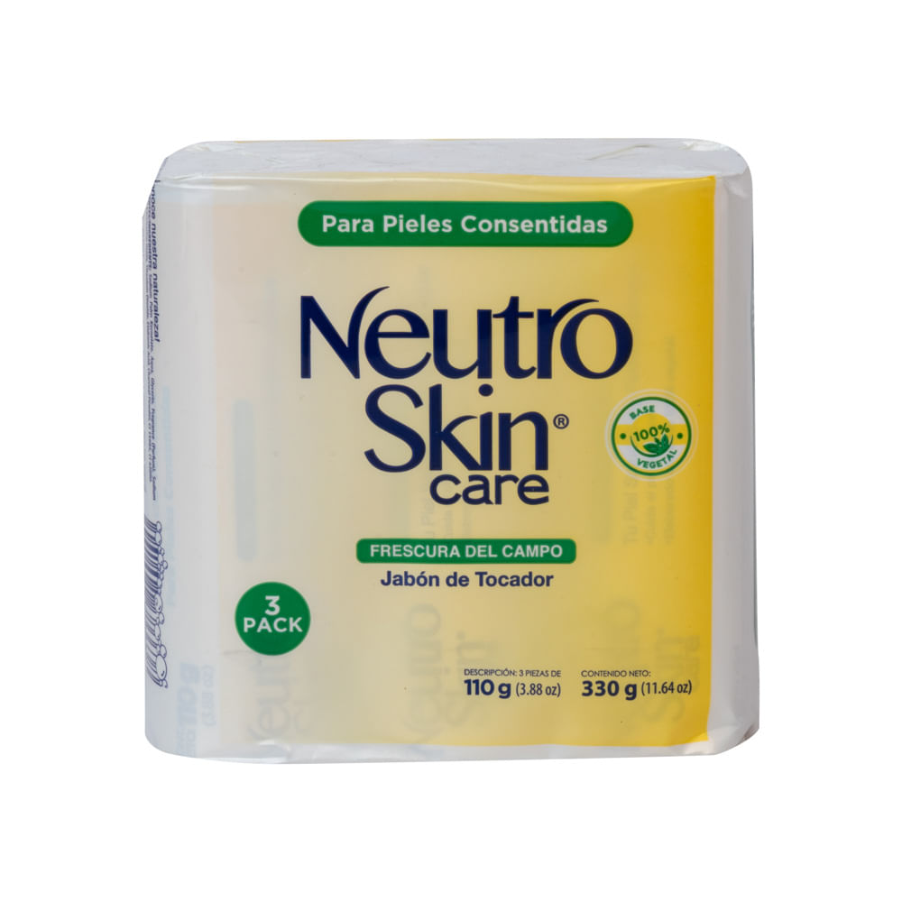 Jabón Pastilla Frescura Del Campo Neutroskin 3 Pack