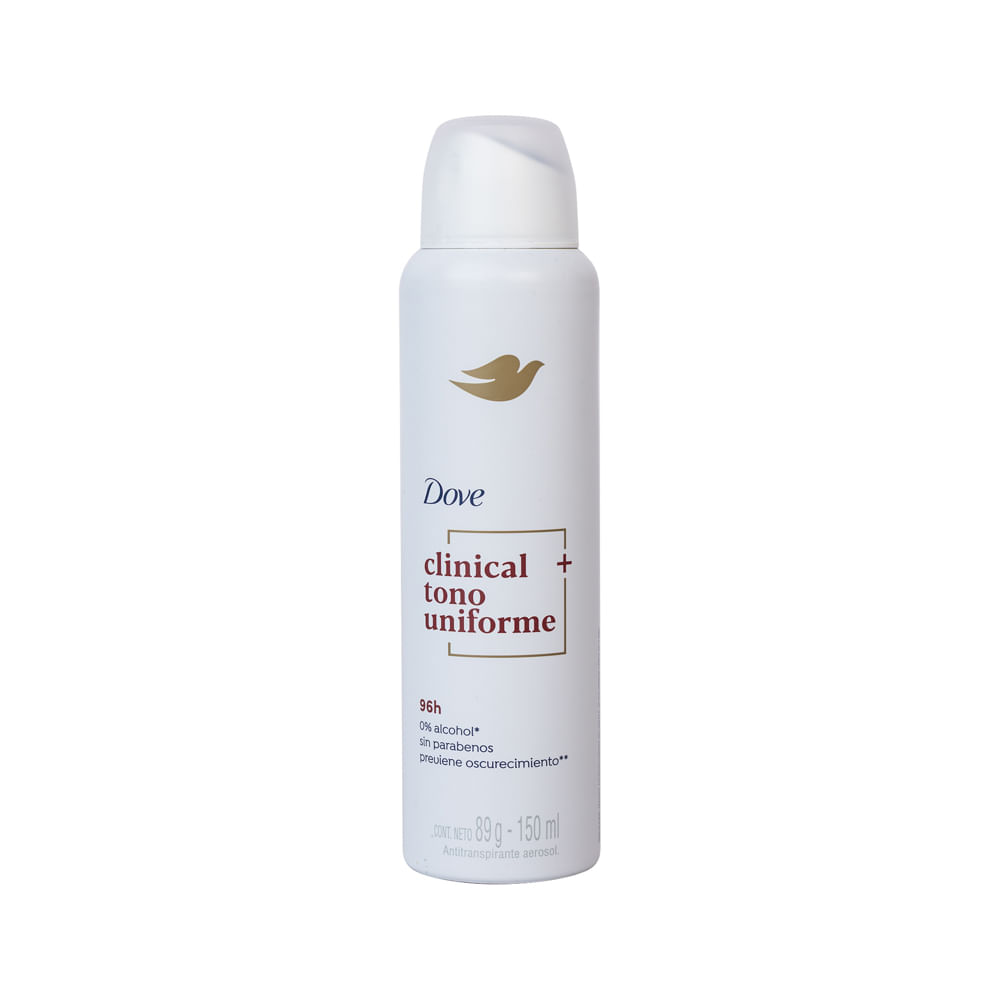 Desodorante Dama Clinical Tono Uniforme Dove Aerosol