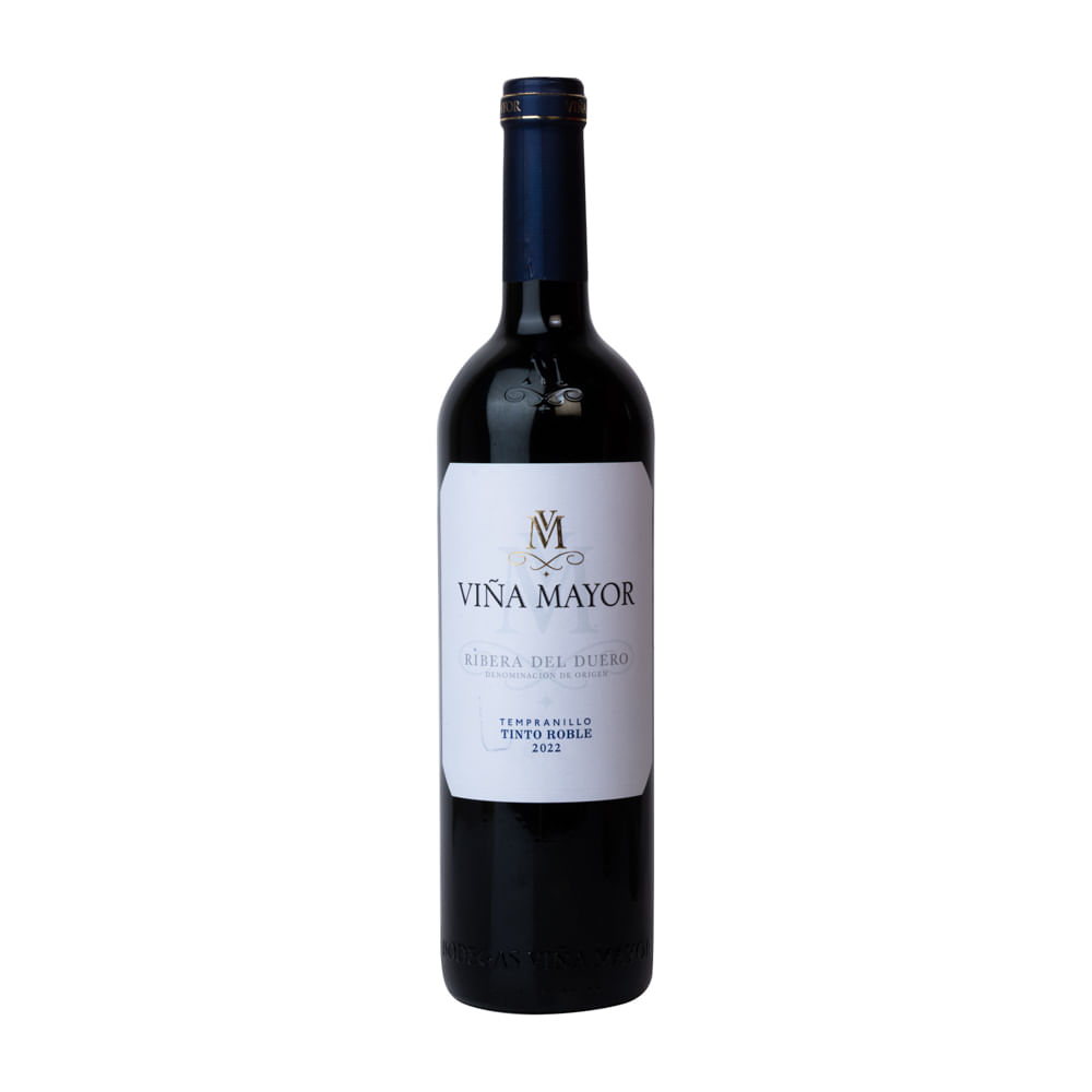 Vino Tinto Roble Tempranillo Viña Mayor