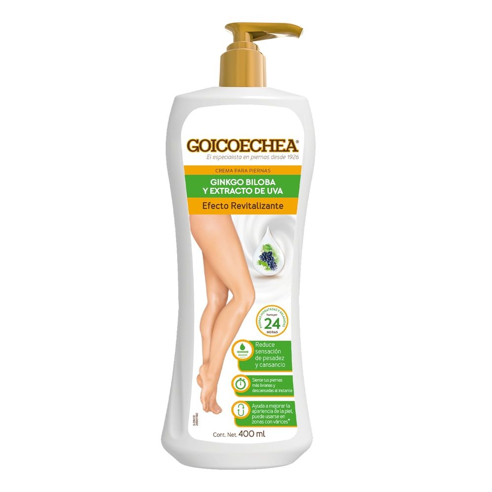 Crema Piernas Extracto Uva Goicochea