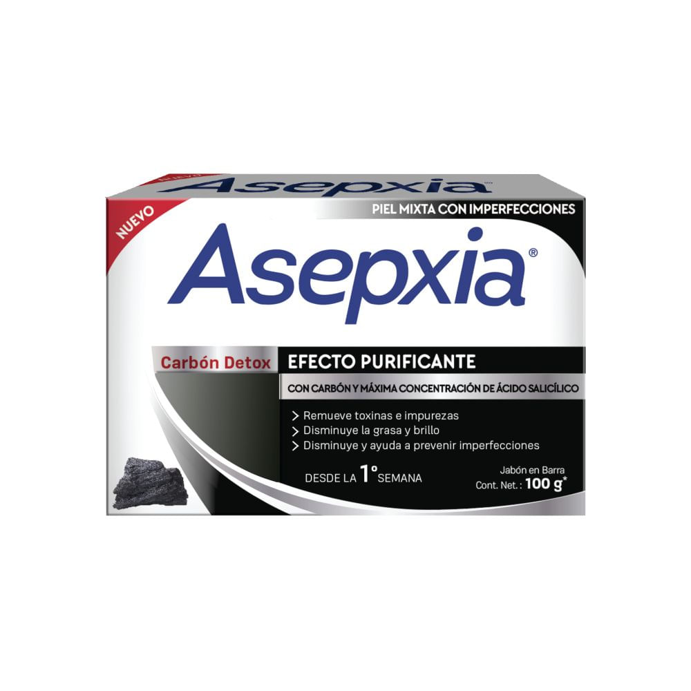 Jabón Carbón Activado Asepxia