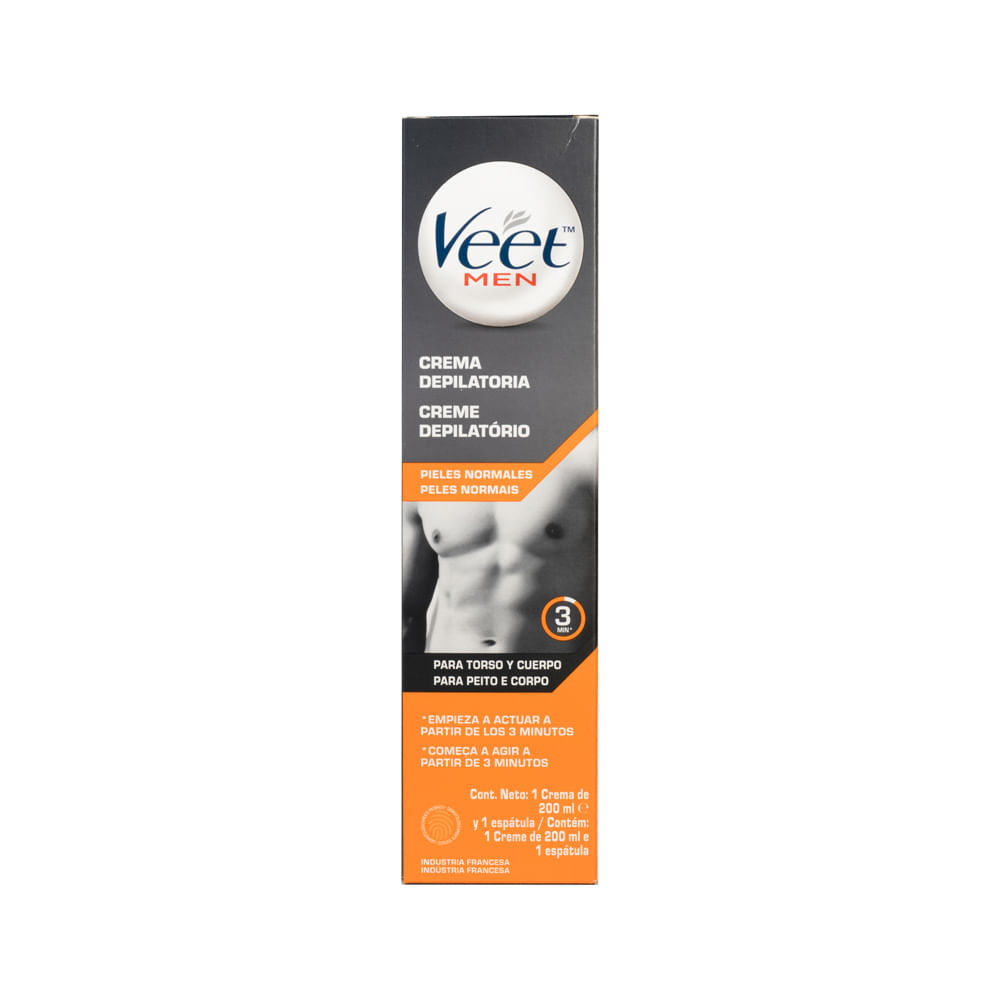 Crema Depiladora For Men Piel Normal Veet